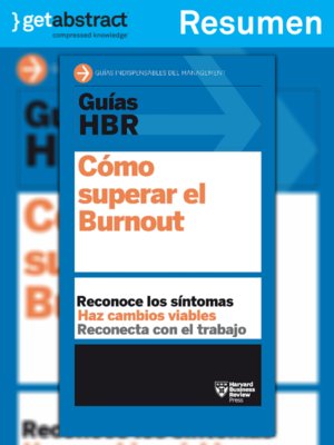cover image of Guías HBR: Cómo superar el burnout (resumen)